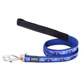 Red Dingo Dog Lead Nautical Navy