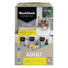 Black Hawk Adult Cat Variety Pack In Gravy 12 x 85g
