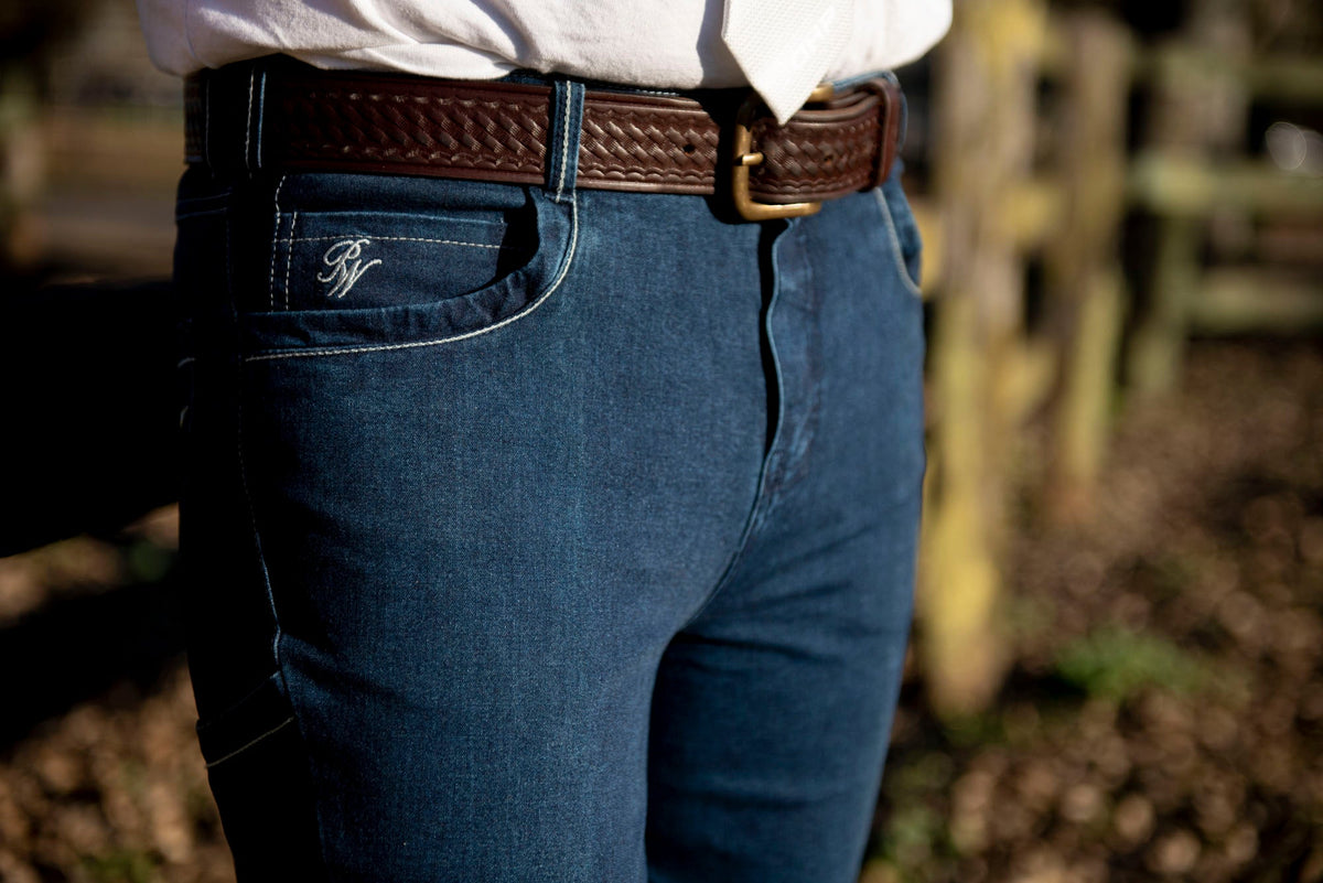 Peter Williams Riding Apparel Breeches Ashford Men's Denim Riding Breeches