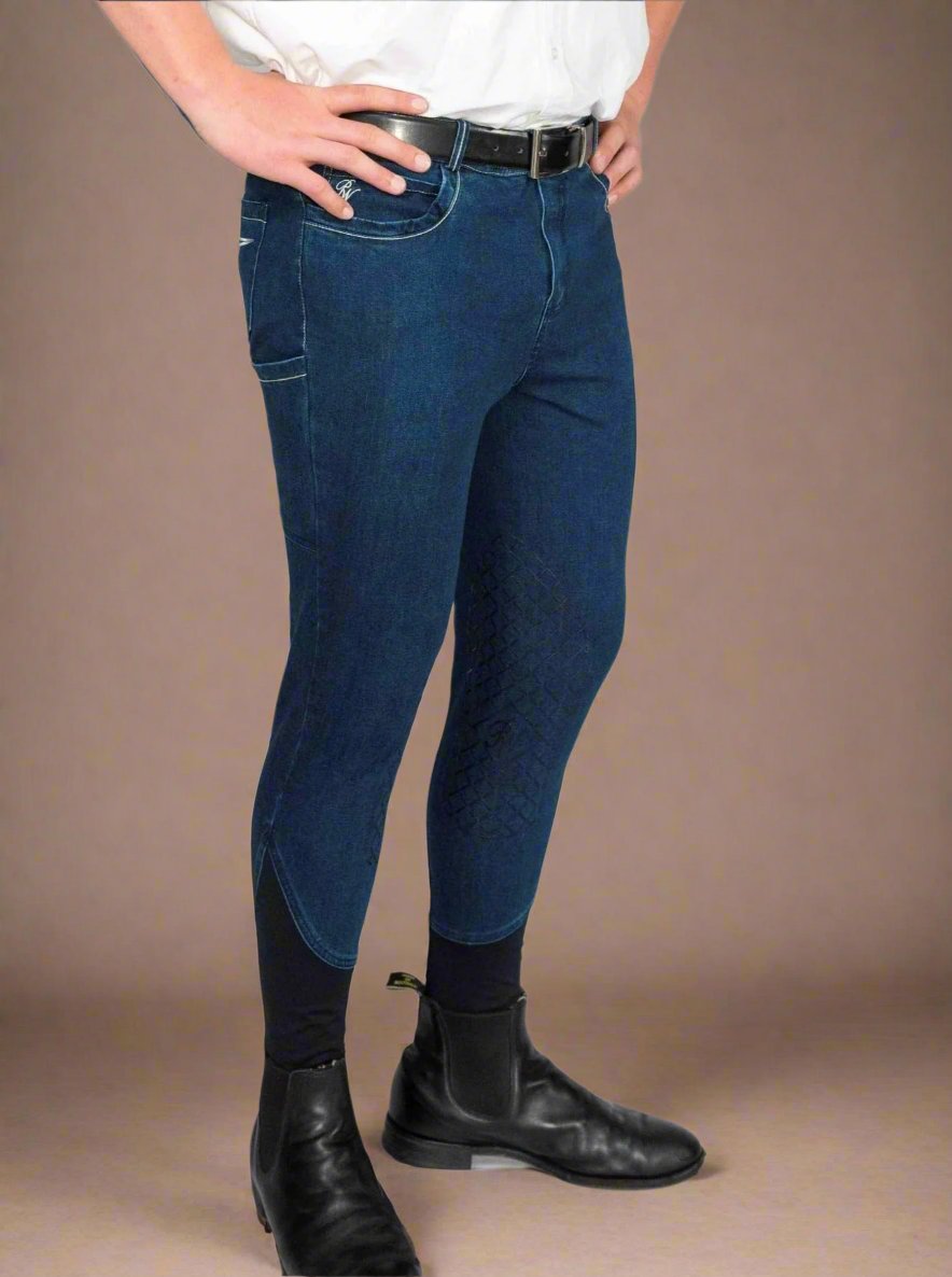 Peter Williams Riding Apparel Breeches Ashford Men's Denim Riding Breeches