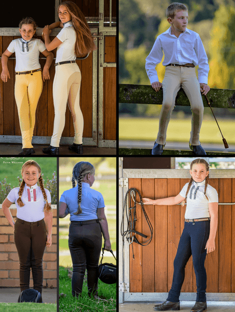 Peter Williams Riding Apparel Horse Riding Jodhpurs Slicker Sticker Jodhpurs - Children