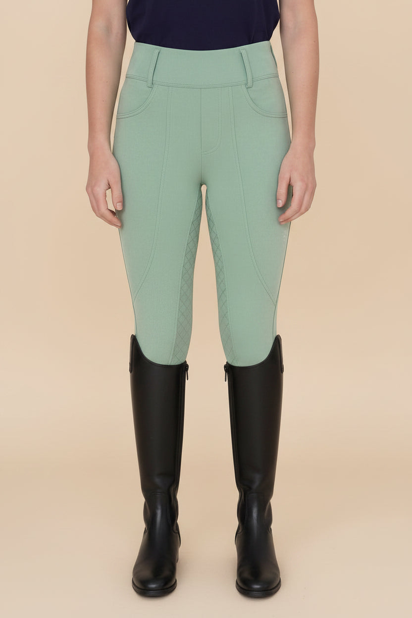 Peter Williams Riding Apparel Horse Riding Tights Sea Green Riding Tights - Ladies
