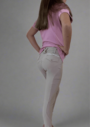 Peter Williams Riding Apparel Riding Pants Luxe Performance Riding Breeches Youth - Beige