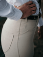 Clermont wheat denim stock horse competition pants for ladies