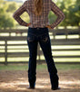 Kendall denim horse riding jeans with a flattering western stretch fit