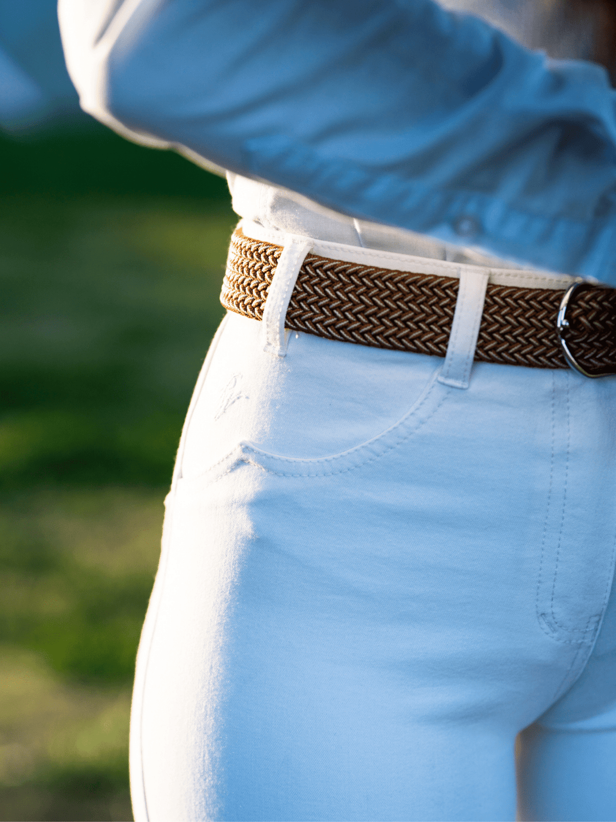 Peter Williams Riding Apparel Western Riding Pants Tamworth White Horse Riding Jeans
