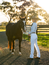 Peter Williams Riding Apparel Western Riding Pants Tamworth White Horse Riding Jeans