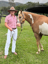 Peter Williams Riding Apparel Western Riding Pants Warwick Mens White Horse Riding Jeans for Stock Horse and Polo Cross