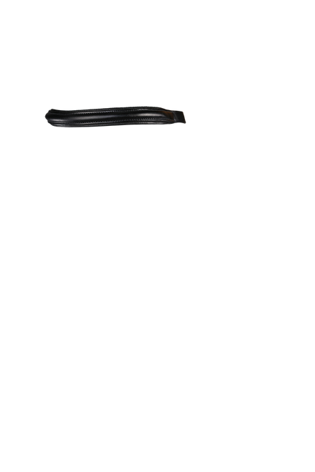PLAIN RAISED PADDED - BLACK BROWBAND - Flexible Fit Equestrian Australia