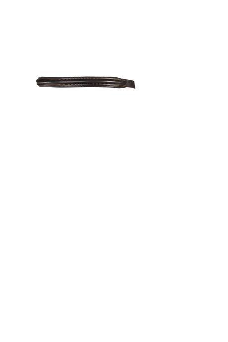 PLAIN RAISED PADDED - HAVANA BROWBAND - Flexible Fit Equestrian Australia