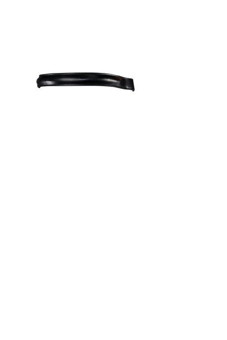 PLAIN RAISED SHOW - BLACK BROWBAND - Flexible Fit Equestrian Australia