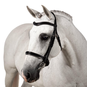 Premium Black Snaffle Bridle 'Senna' - Flexible Fit Equestrian Australia