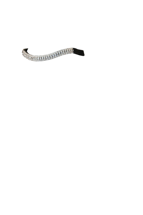 PRINCESS WAVE - BLACK BROWBAND - Flexible Fit Equestrian Australia