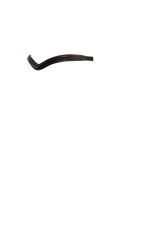 THIN RAISED V - HAVANA BROWBAND