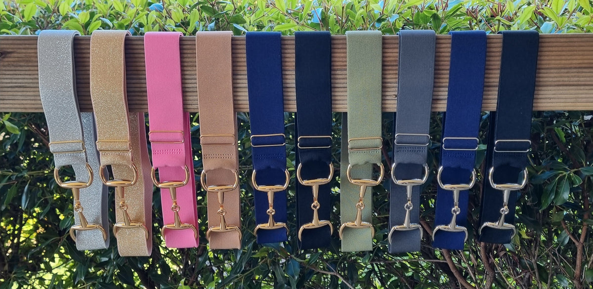 Equestrian Snaffle Belts - Black, Navy, Latte, Pink, Army Green,  - FREE Post in AU