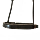 STRAIGHT FLAT PATENT CONVERTER CRANK - HAVANA SNAFFLE/DOUBLE NOSEBAND - Flexible Fit Equestrian Australia