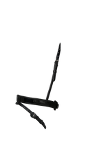 STRAIGHT FLAT PATENT HANOVERIAN EVENTER - BLACK NOSEBAND - Flexible Fit Equestrian Australia