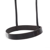STRAIGHT FLAT PATENT SHOW CAVESSON - HAVANA NOSEBAND - Flexible Fit Equestrian Australia