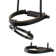 STRAIGHT FLAT PLAIN CONVERTER CRANK - HAVANA SNAFFLE/DOUBLE NOSEBAND - Flexible Fit Equestrian Australia