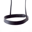 Straight Flat Plain Show Cavesson - Black Noseband - Flexible Fit Equestrian Australia