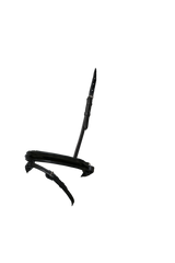 STRAIGHT RAISED PATENT CONVERTER CRANK - BLACK SNAFFLE/DOUBLE NOSEBAND - Flexible Fit Equestrian Australia