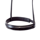 STRAIGHT RAISED PATENT SHOW CAVESSON - BLACK NOSEBAND - Flexible Fit Equestrian Australia