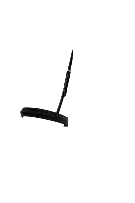STRAIGHT RAISED PATENT SHOW CAVESSON - BLACK NOSEBAND - Flexible Fit Equestrian Australia