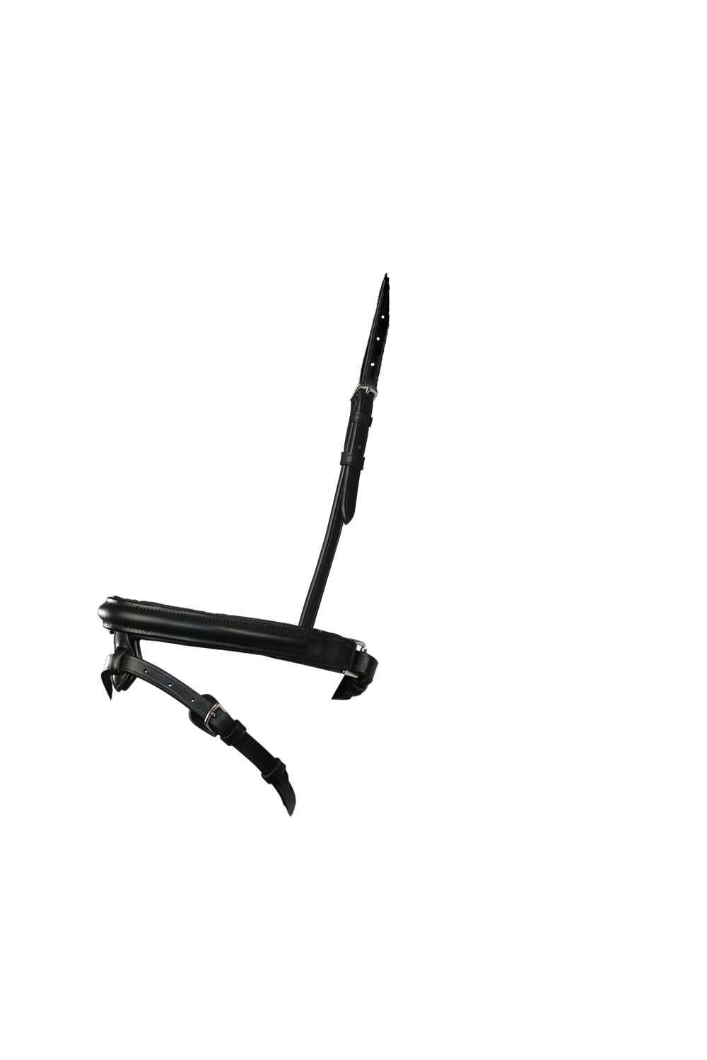 STRAIGHT RAISED PLAIN CONVERTER CRANK - BLACK SNAFFLE/DOUBLE NOSEBAND - Flexible Fit Equestrian Australia