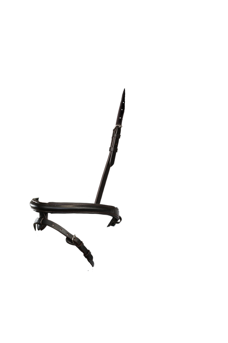 STRAIGHT RAISED PLAIN CONVERTER EVENTER - HAVANA SNAFFLE/DOUBLE NOSEBAND - Flexible Fit Equestrian Australia