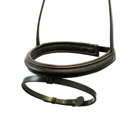STRAIGHT RAISED PLAIN HANOVERIAN EVENTER - HAVANA NOSEBAND - Flexible Fit Equestrian Australia