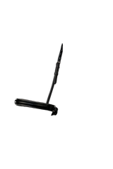 STRAIGHT RAISED SILVER PIPE CONVERTER CRANK - BLACK SNAFFLE/DOUBLE NOSEBAND - Flexible Fit Equestrian Australia
