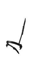 STRAIGHT RAISED SILVER PIPE CONVERTER EVENTER - BLACK SNAFFLE/DOUBLE NOSEBAND - Flexible Fit Equestrian Australia