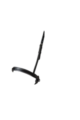 STRAIGHT RAISED SILVER PIPE CONVERTER EVENTER - BLACK SNAFFLE/DOUBLE NOSEBAND - Flexible Fit Equestrian Australia