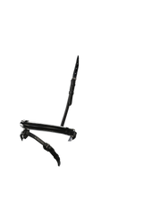 STRAIGHT RAISED WHITE PADDED CONVERTER CRANK - BLACK SNAFFLE/DOUBLE NOSEBAND - Flexible Fit Equestrian Australia