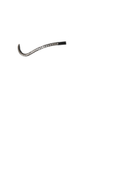 Single Row Thin Crystal Wave - Black Browband