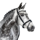 Black snaffle bridle Vogue - Horse Bridle