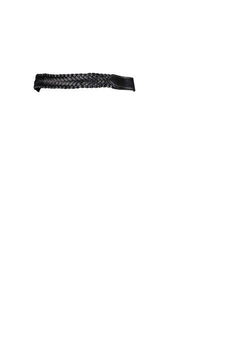 WEAVE OVERLAY - BLACK BROWBAND - Flexible Fit Equestrian Australia